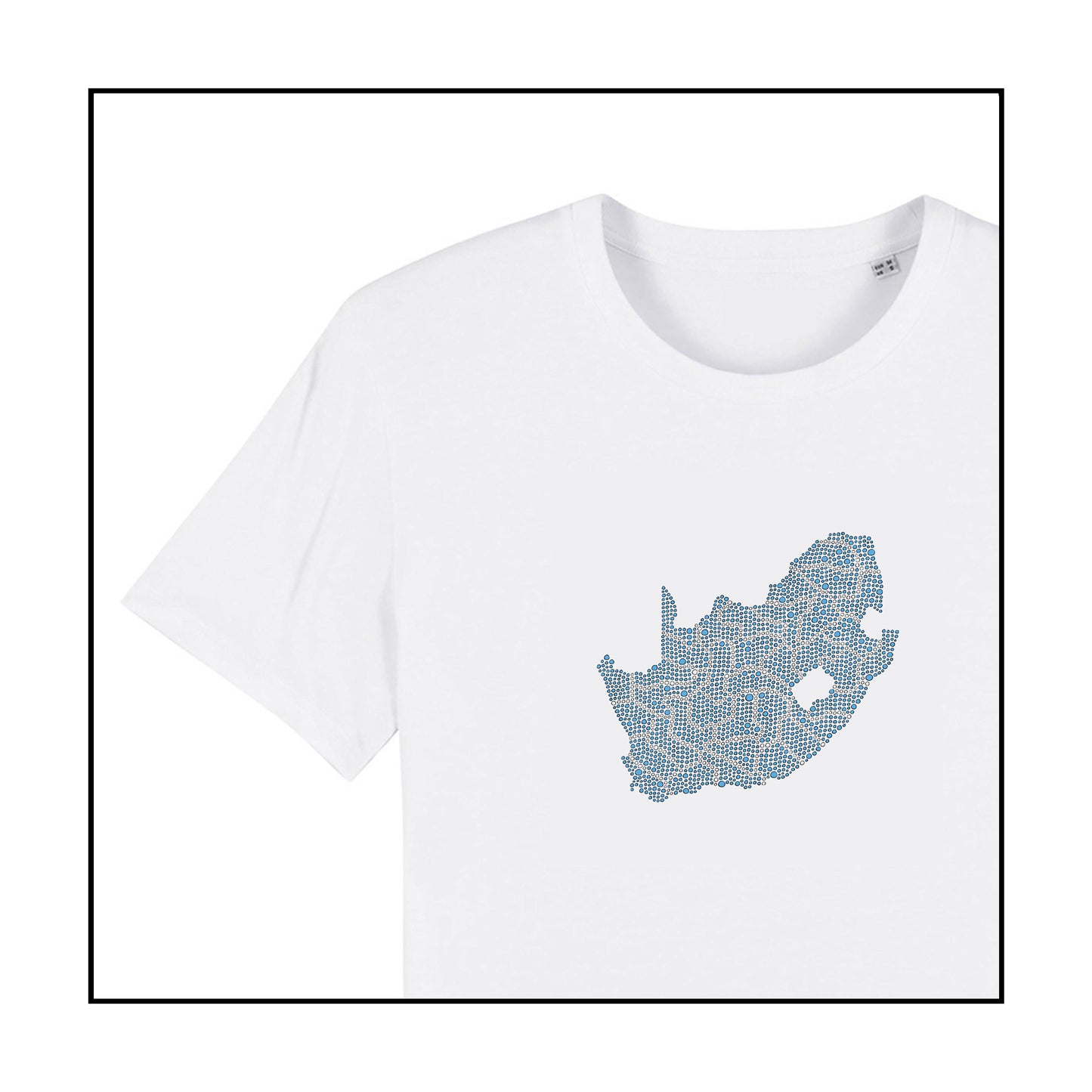 T-SHIRT AFRIQUE DU SUD BLEU CIEL / INSIDE