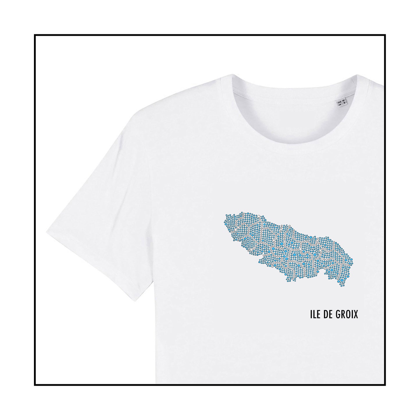 T-SHIRT GROIX BLEU / NOM