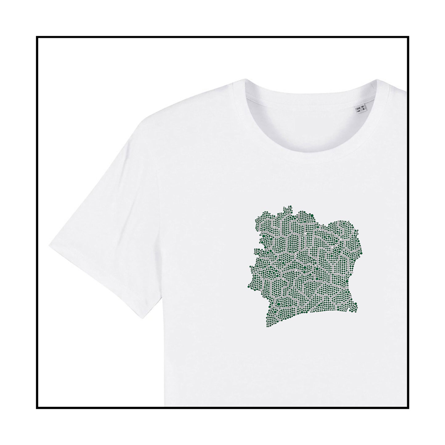 T-SHIRT COTE D'IVOIRE / VERT