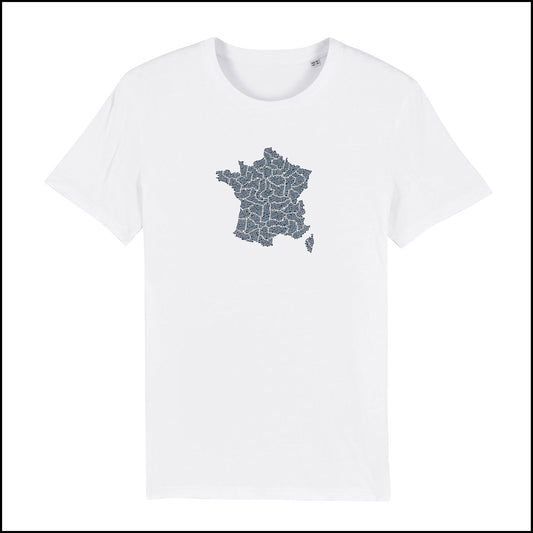 T-SHIRT FRANCE / BLEU PETROLE