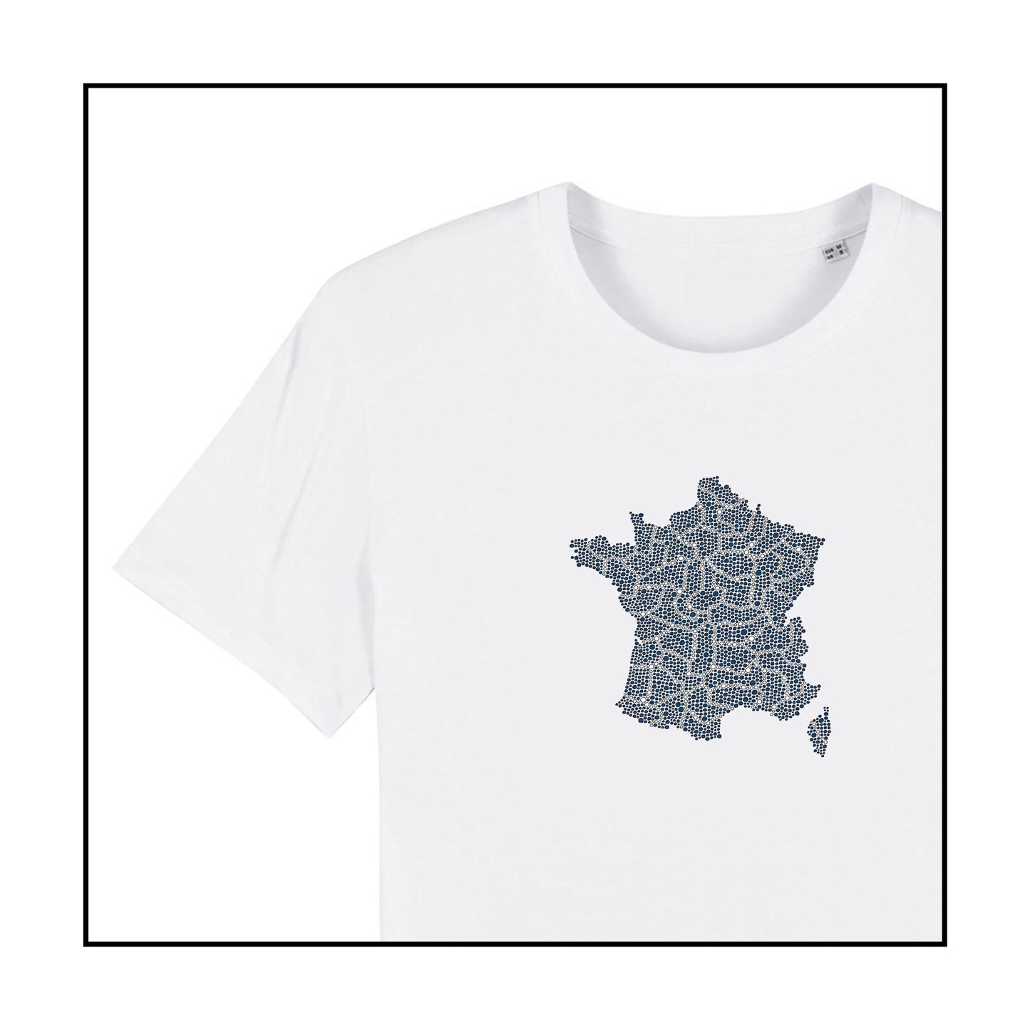 T-SHIRT FRANCE / BLEU PETROLE