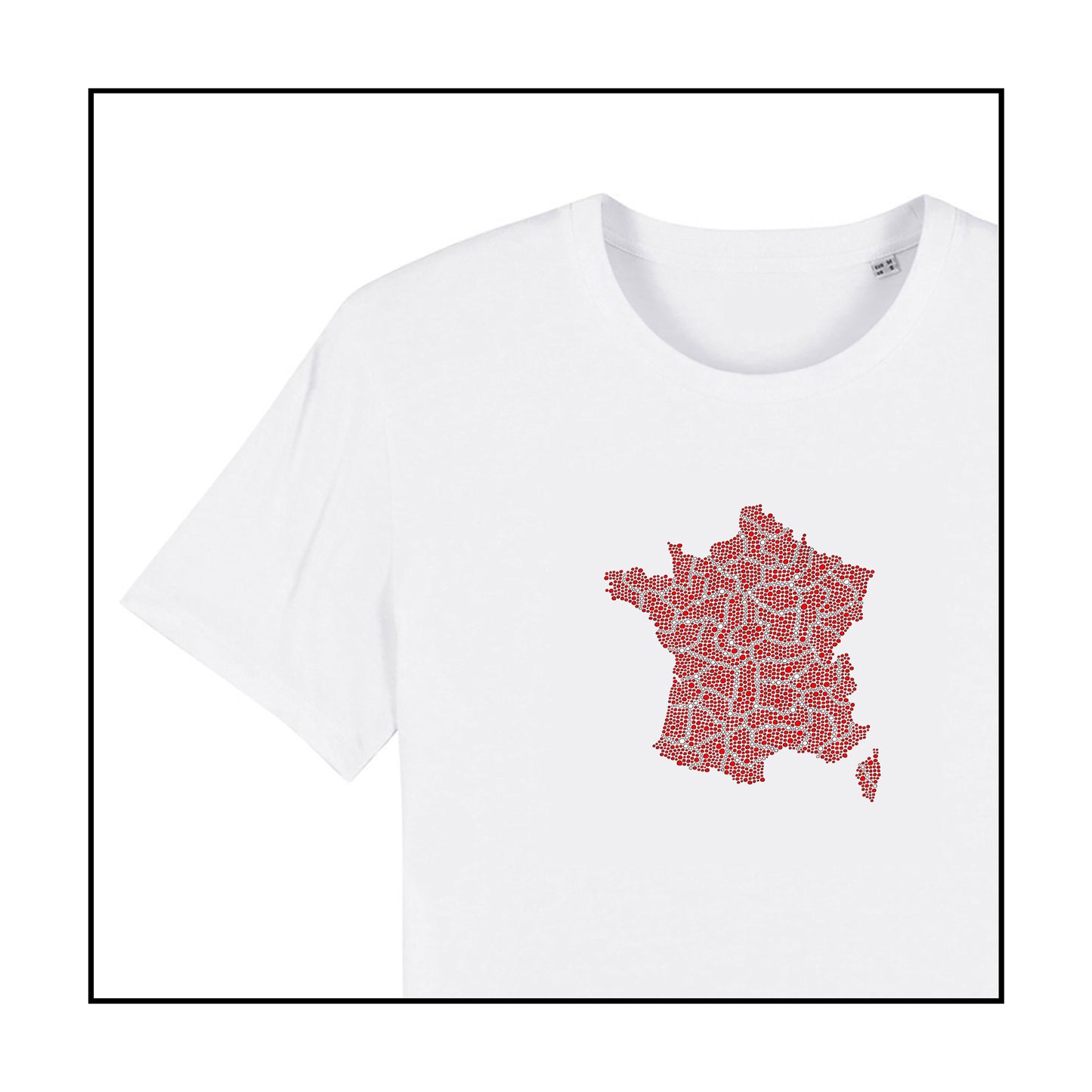 T-SHIRT FRANCE / ROUGE