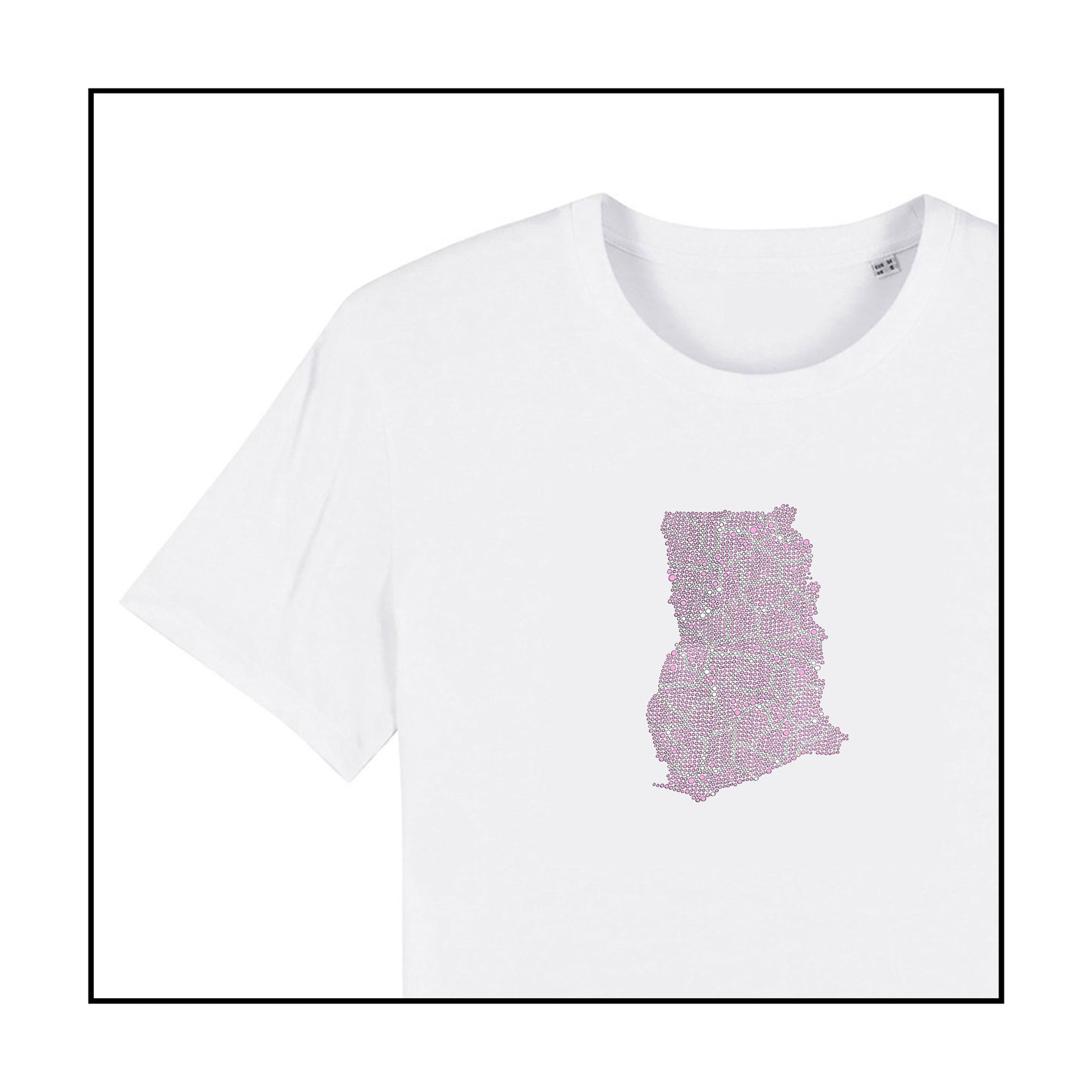 T-SHIRT GHANA / ROSE