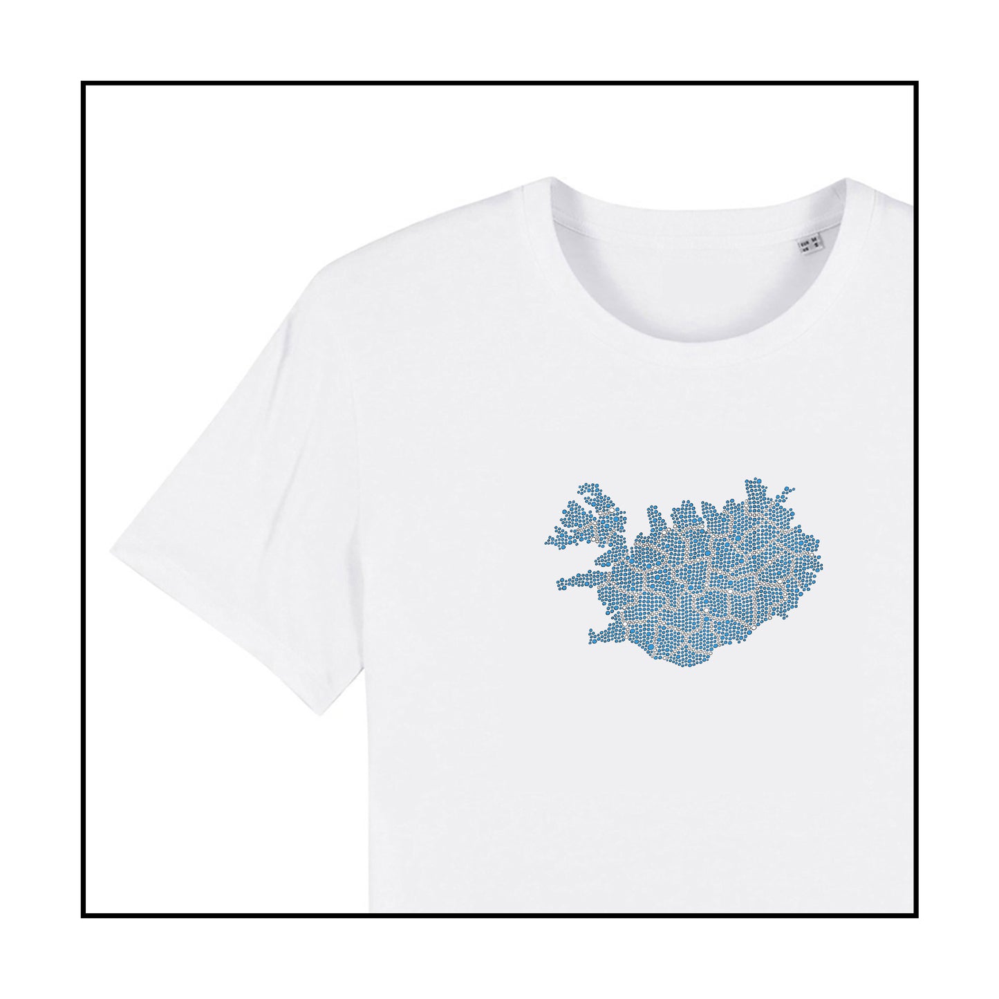 T-SHIRT ISLANDE / BLEU CIEL