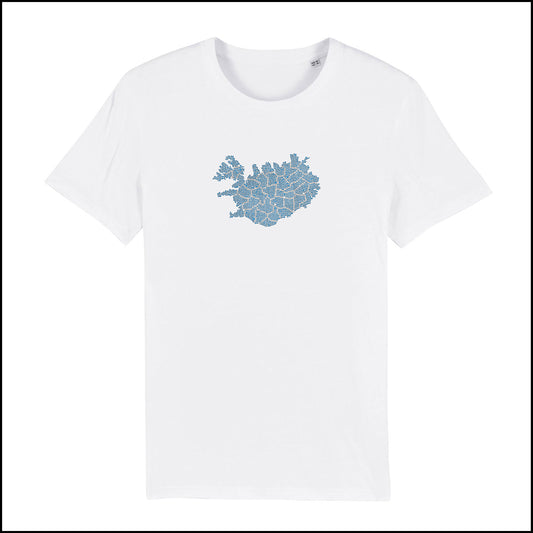 T-SHIRT ISLANDE / BLEU CIEL