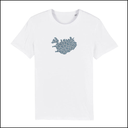 T-SHIRT ISLANDE / BLEU FONCE