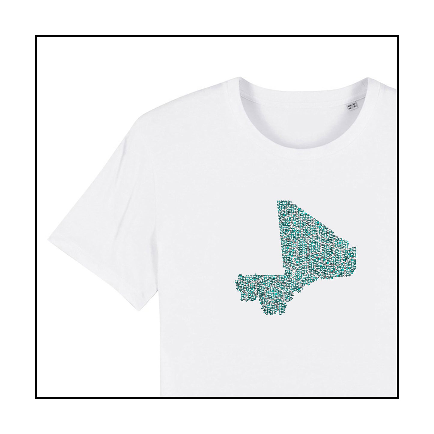 T-SHIRT MALI / VERT CELADON